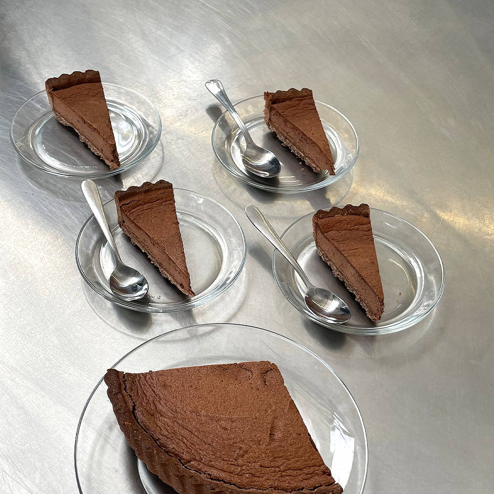 Alex Prichard's Chocolate Tart with Vanilla Cream