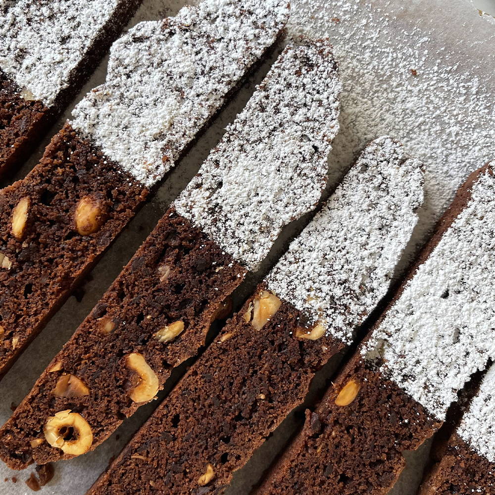 Danielle Alvarez's Chocolate, Orange and Hazelnut Biscotti