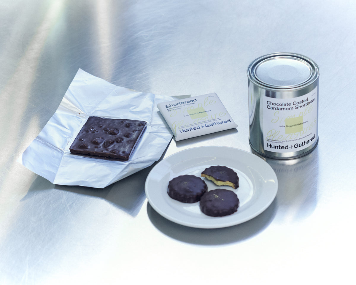 Cardamom Shortbread 55% Dark Chocolate