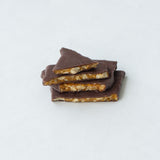Dark Chocolate Coated Hazelnut Brittle