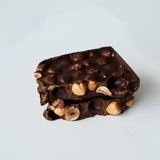 Gianduja Slab with Whole Roasted Hazelnuts