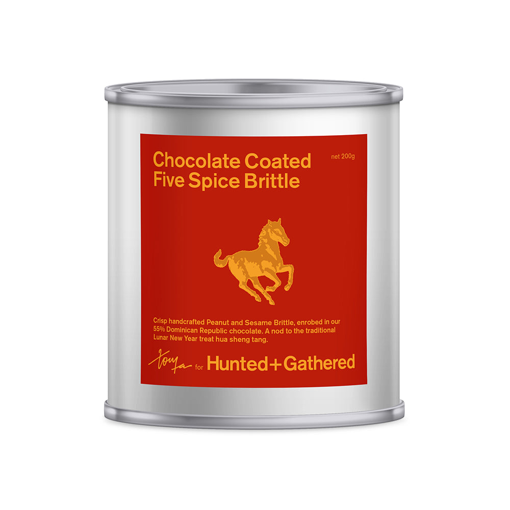 Chocolate Coated Five Spice Brittle